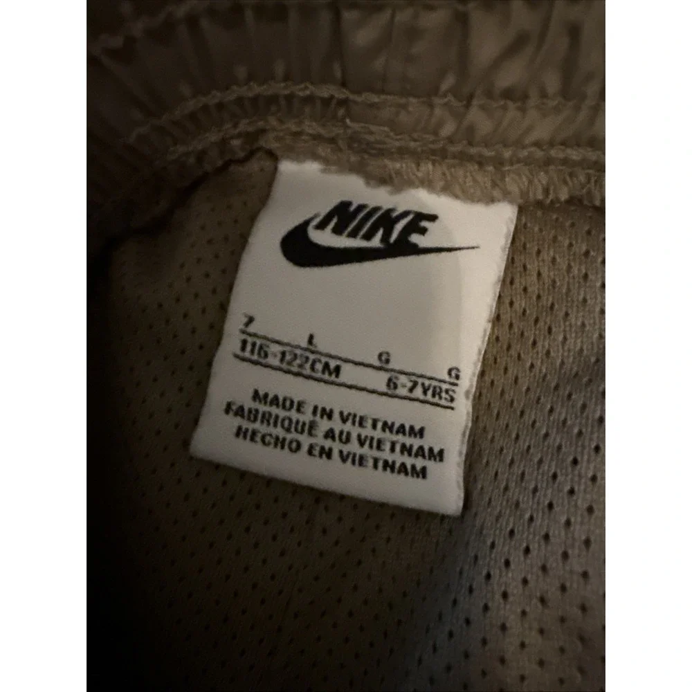 Nike Unisex Lined Joggers Gold Sweat Pants Large Large (6-7 Years) Polyester